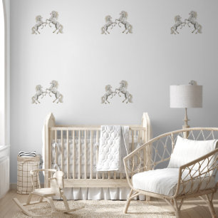 Pintado Caballo blanco de papel tapiz