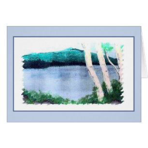 Pintado con vistas al lago