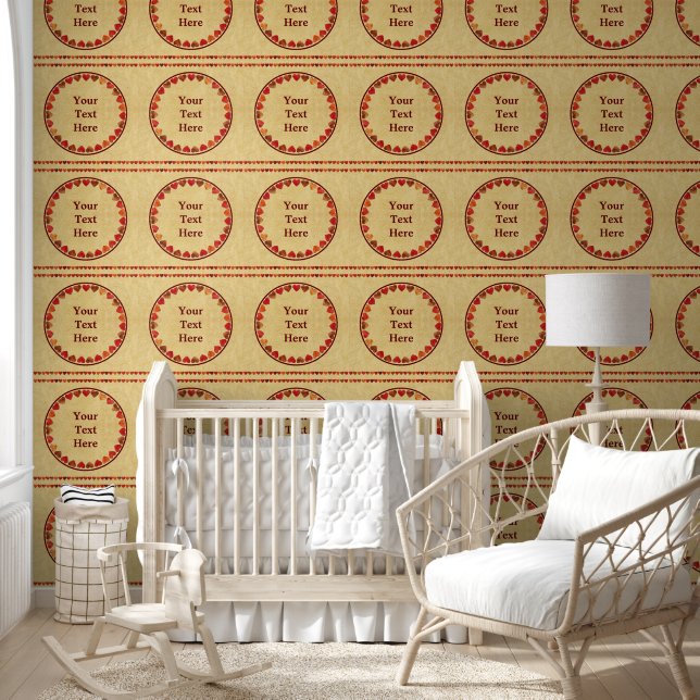 Pintado Corazones De Hojas De Otoño En Papel Antiguo (Niños)