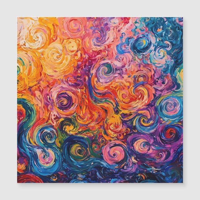 Pintado de aceite de Swichedelic Swirls (Anverso)