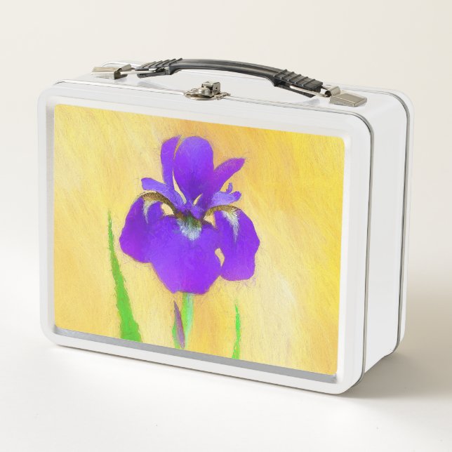 Pintado de iris morado - Perro original curado A (Anverso)