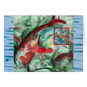 Pintado de peces Koi Carp