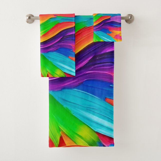 Pintado de remolino arco iris (In situ)