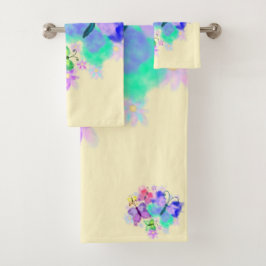 Pintado de toallas de baño para mariposas