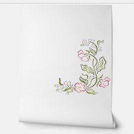 Pintado DISEÑO DE ESTILO DE FLORES DE papel tapiz