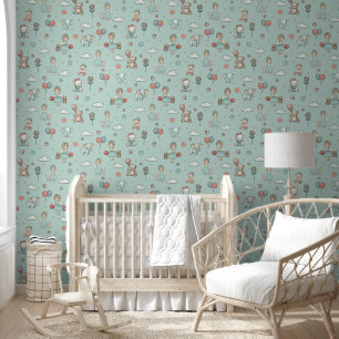 Pintado Escenario para niños Papel tapiz