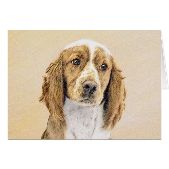 Pintado español de Springer galesa - Arte de perro (Anverso (Horizontal))