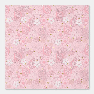 Pintado Flores de papel