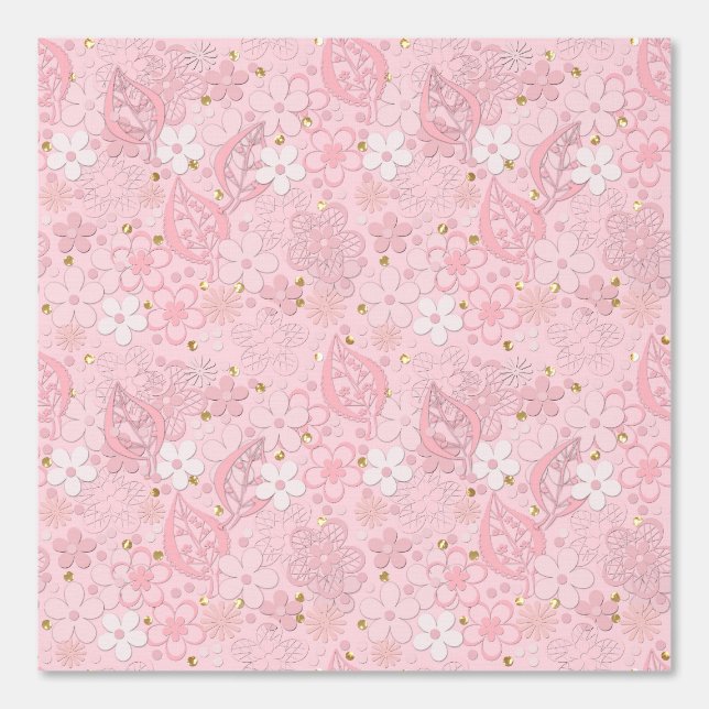 Pintado Flores de papel (Anverso)