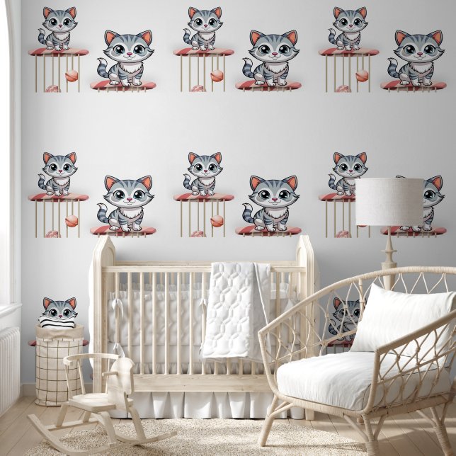 Pintado Gatos de papel tapiz (Niños)