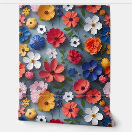 Pintado Mezcla floral moderna y flor de papel de coinciden