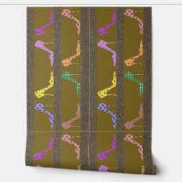 Pintado Moda Zapatos Estanterías Papel de escritorio Borde