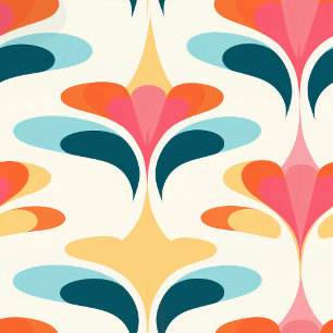 Pintado Papel de escritorio abstracto retro - Diseño de pa