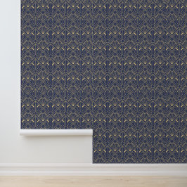 Pintado Papel de escritorio - Art Deco Amarillo/Púrpura