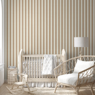 Pintado Papel de escritorio Beige y franja blanca