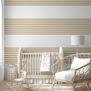Pintado Papel de escritorio Beige y franja blanca