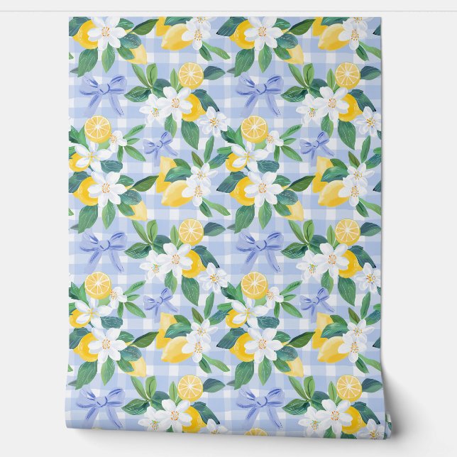Pintado Papel de escritorio de Bows de verano de limón (Desenrollar)