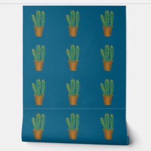 Pintado Papel de escritorio de Cactus
