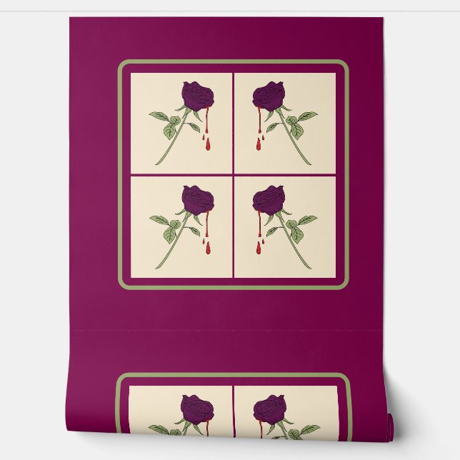 Pintado Papel de escritorio de Eggplant Rosa (Desenrollar)