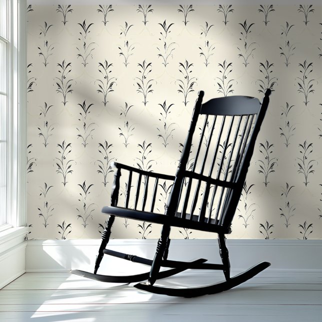 Pintado Papel de escritorio de estilo floral gris y beige (Subido por el creador)