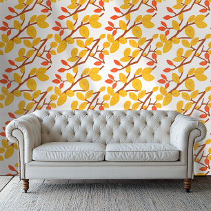 Pintado Papel de escritorio de estilo moderno Naranja y ra