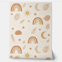 Papel de escritorio de la guardería Boho Celestial