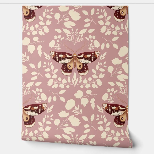 Pintado Papel de escritorio de Moth y Cream (Desenrollar)