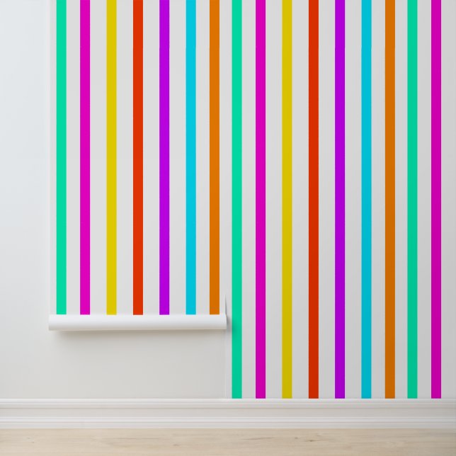 Pintado Papel de escritorio del patrón de rayas frescas (Solicitud)