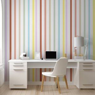 Pintado Papel de escritorio del patrón de rayas frescas
