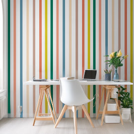 Pintado Papel de escritorio del patrón de rayas frescas