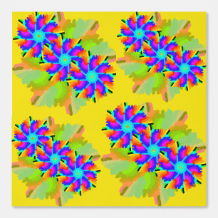 Pintado Papel de escritorio Peel and Stick 4 - Amarillo y 