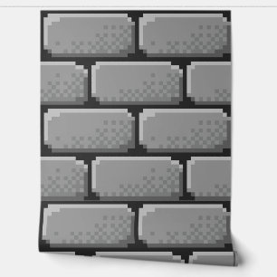 Pintado Papel de escritorio Pixel-Art "STONEBRICKS" Var01A