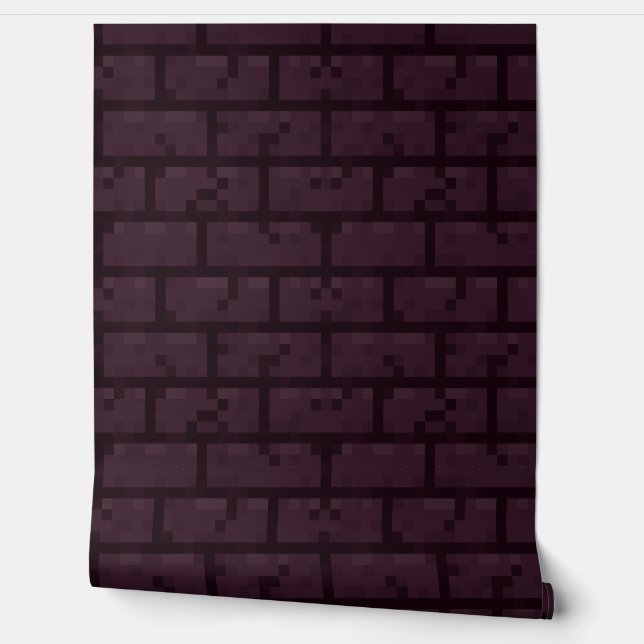 Pintado Papel de escritorio Pixel-Art "STONEBRICKS" Var05  (Desenrollar)
