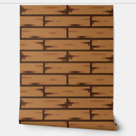 Pintado Papel de escritorio Pixel-Art "WOODPLANKS" Var01 d