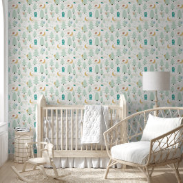 Pintado Papel de fondo colorido para los niños de los anim
