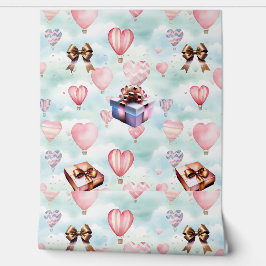 Pintado Papel de fondo de El día de San Valentín romántico