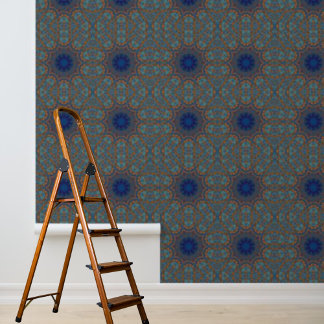 Pintado Papel de fondo de escritorio azul de cobre