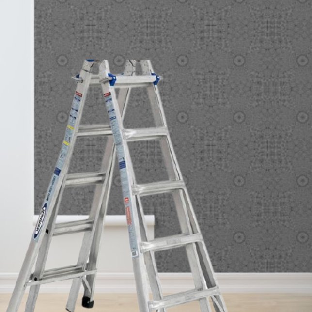 Pintado Papel de fondo de escritorio de pela Gris Circles  (Peel and Stick Wallpaper Gray Circles Geometric Wallpaper)