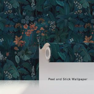 Pintado Papel de fondo de escritorio místico de la jungla 