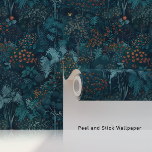 Pintado Papel de fondo de escritorio místico de la jungla 