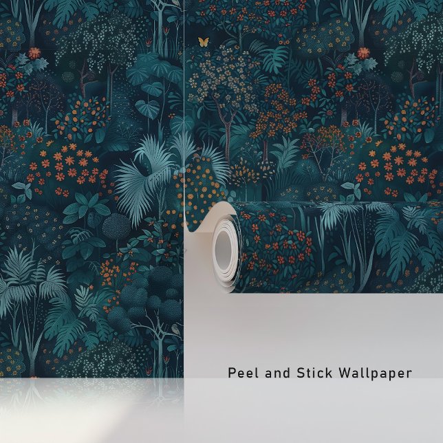 Pintado Papel de fondo de escritorio místico de la jungla  (Subido por el creador)
