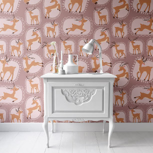 Pintado Papel de fondo de escritorio para animales de reno