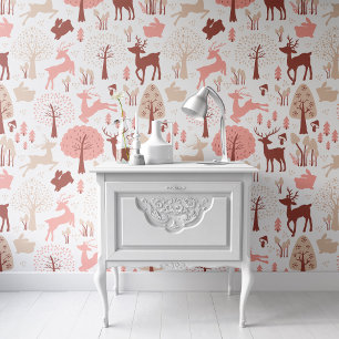 Pintado Papel de fondo de escritorio para animales de reno