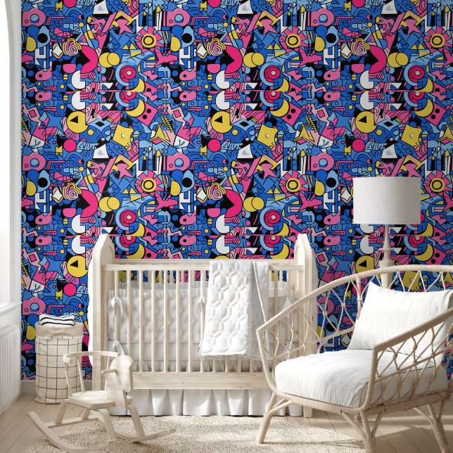 Pintado Papel de fondo de estilo de graffiti (Niños)