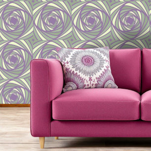 Pintado Papel de fondo de la armonía circular