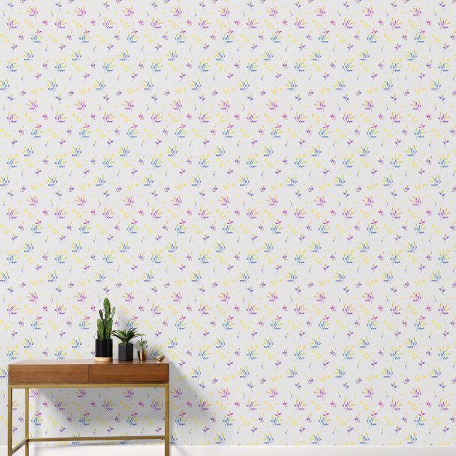 Pintado Papel de fondo de motivos florales (Pasillo)