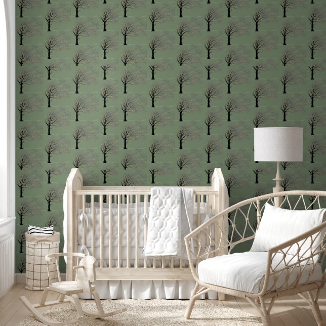 Pintado Papel de fondo de papel verde (Niños)