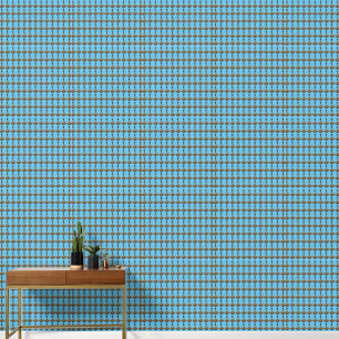 Pintado Papel de fondo de vinilo liso y azul dorado Thor H