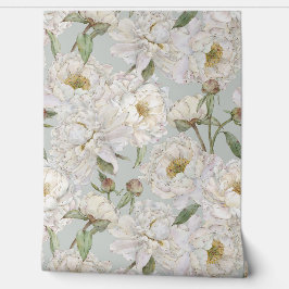 Pintado Papel de fondo floral romántico y elegante