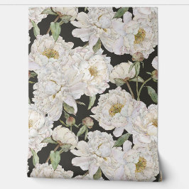 Pintado Papel de fondo floral romántico y elegante